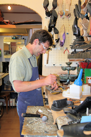 David Loyer, maitre artisan coordonnier